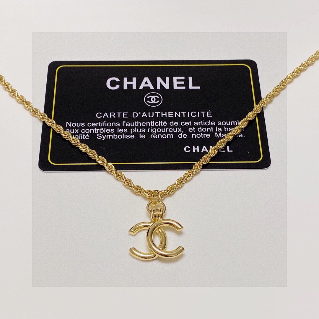 Chanel Classic Necklace - 18K Gold Plated High Quality