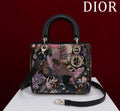 Lady Dior Medium Bag - Multi-Color Embroidery with Silver Hardware